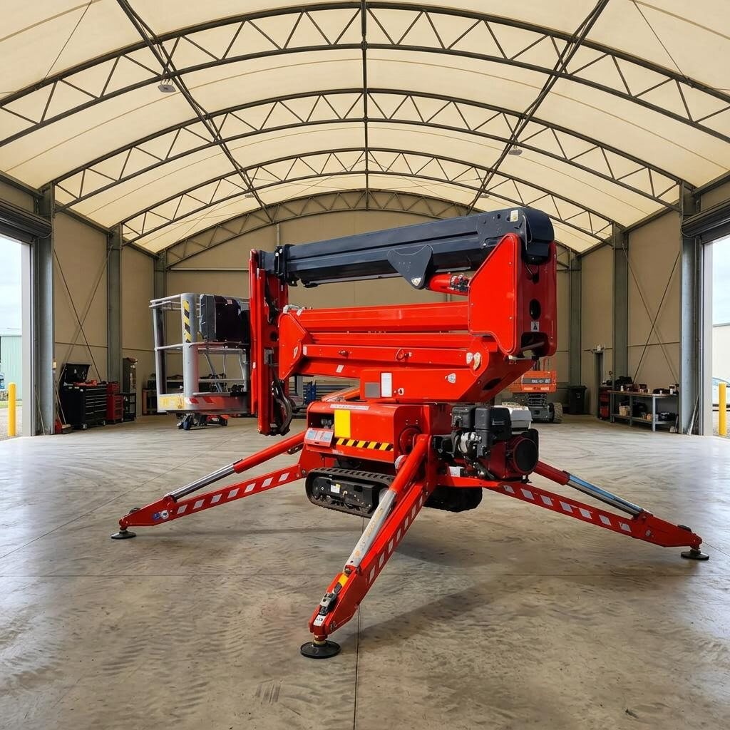 Bluelift Zeus 1893 hybrid spider lift rear view