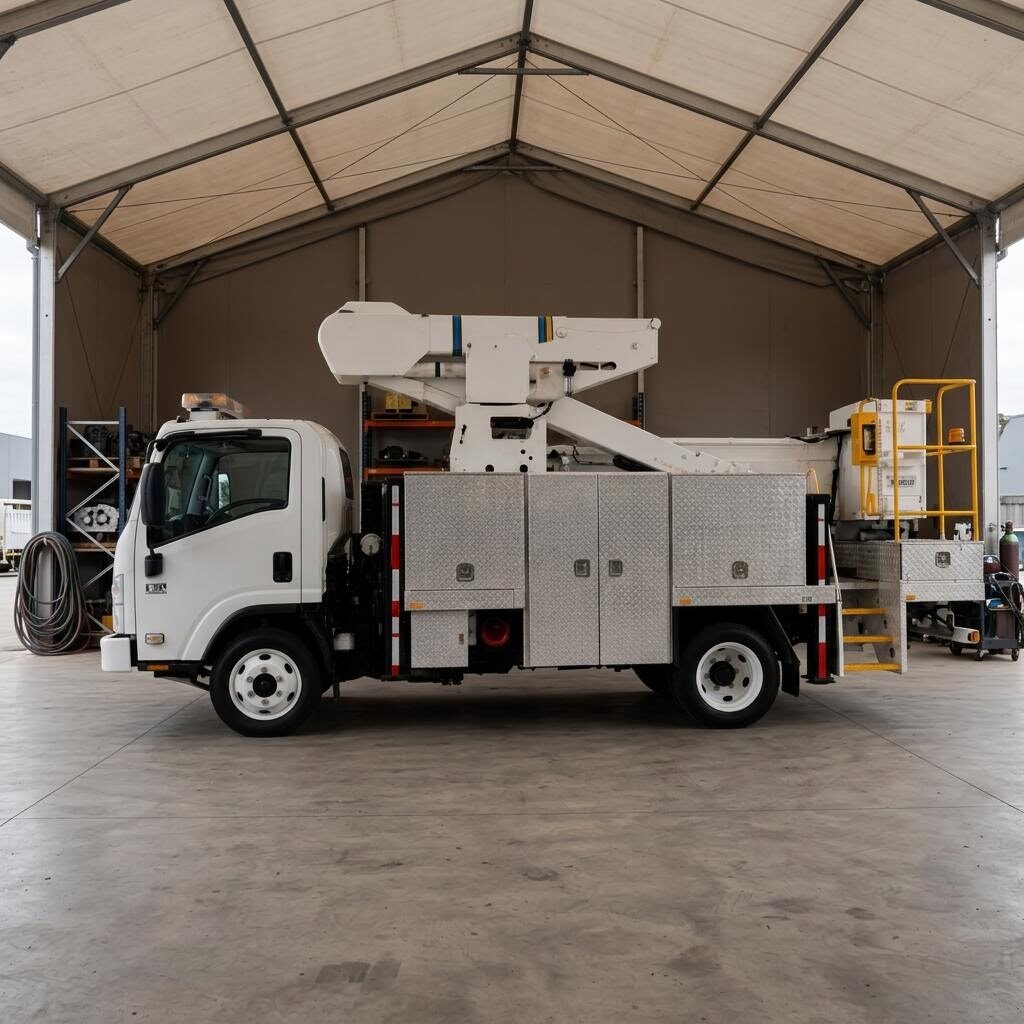 2008 Isuzu NQR450 Nifty Lift NL120KDT EWP bucket truck for sale Sydney